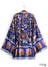 Kimono bohemio Violetta chic para mujer - Vestido morado